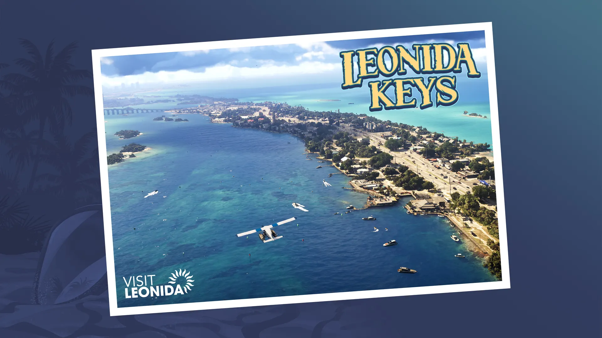 Leonida Keys official Rockstar postcard
